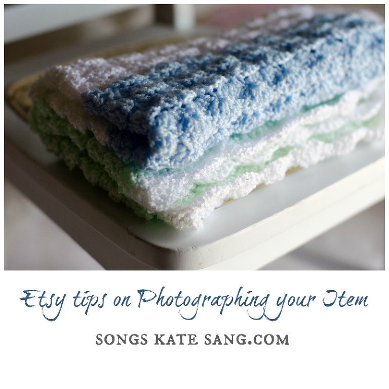 Etsy Tips on Photographing your Item