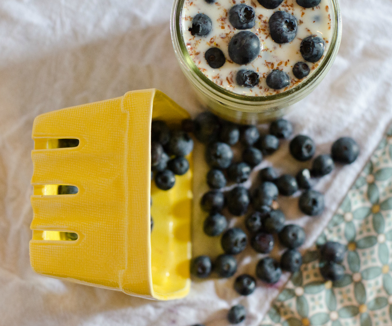 Recipe | Blueberry Oatmeal Breakfast in a Jar