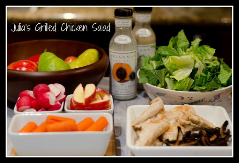 Grilled Chicken Salad #15MinuteSuppers