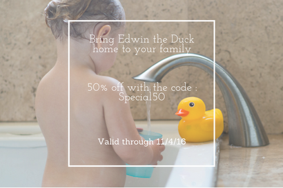 The first thing on your Christmas list! Edwin the Duck