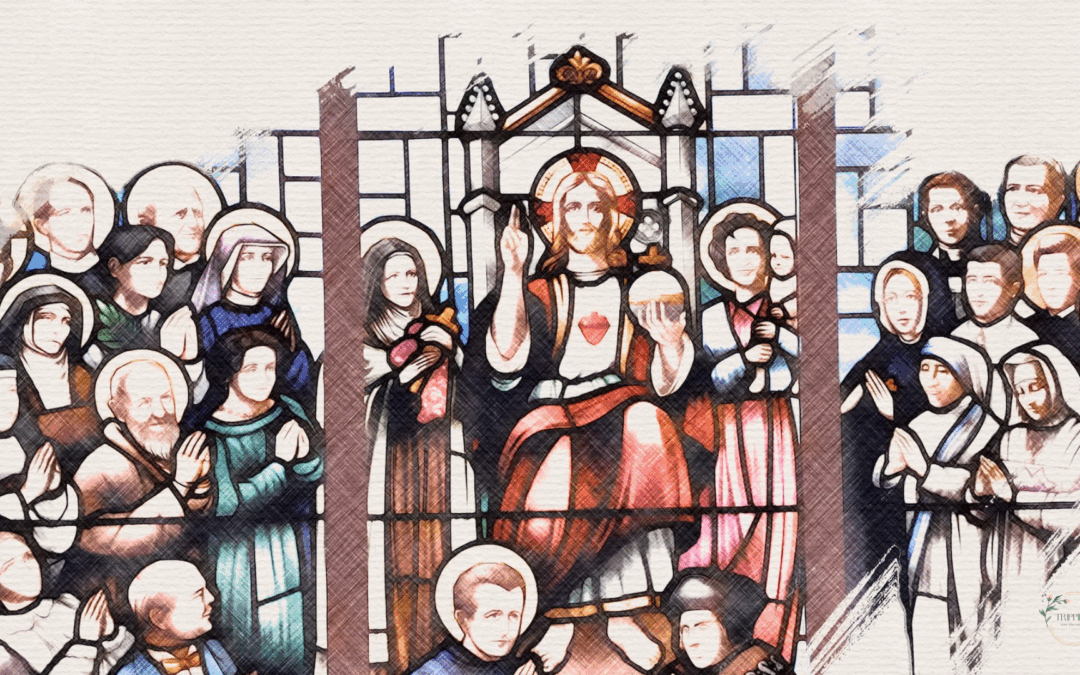 Tripping over the Saints :: Kate Eschbach with guest Jennifer Cullen – Episode 3 – What is a Saint?